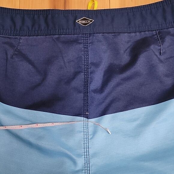 O'NEILL BLUE & YELLOW BOARD SHORTS - Picture 7 of 10